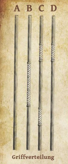 Magierstab mit durch Flügel eingefasster Kugel Mag011 - zum Schließen ins Bild klicken