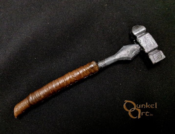 Reflexhammer - Holz/Ast und Leder - zum Schließen ins Bild klicken