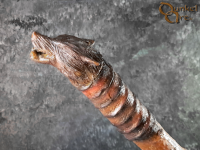 Holzknüppel mit Wolfskopf WWK10_sv