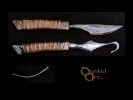 Kleines Heilerset - Metall und Leder